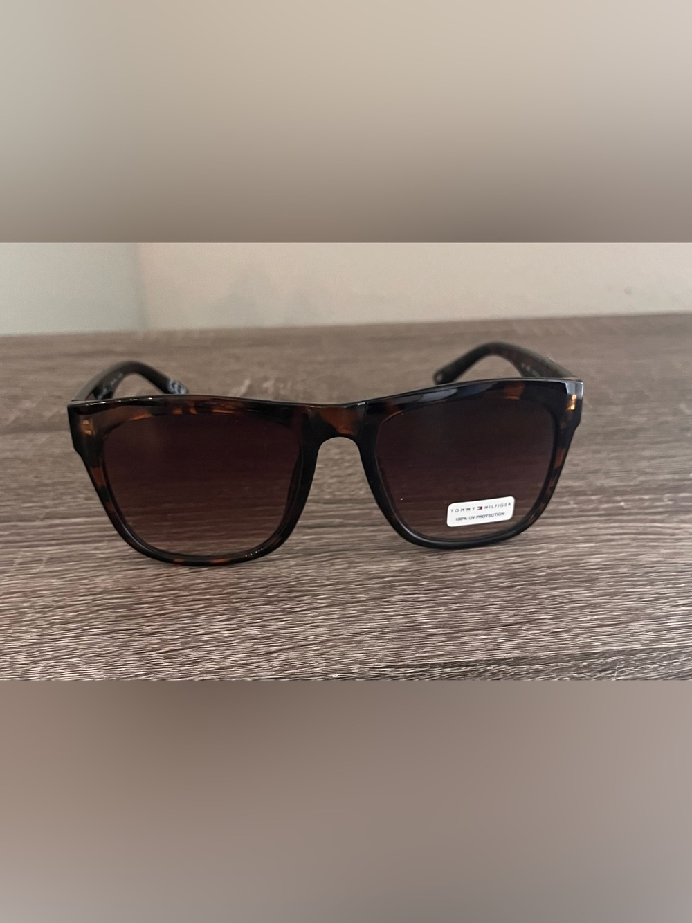 Tommy Hilfiger Tortoise Frame Sunglasses with Brown Lenses